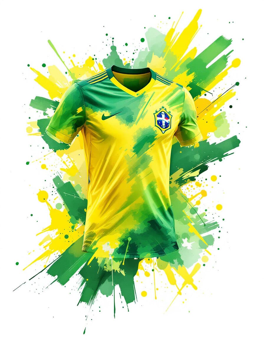 Exemplo de arte gerada no estilo Seleção